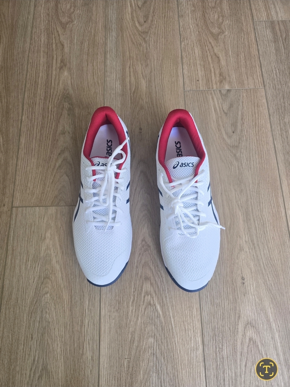 ASICS Gel-Game 9 Pickleball Sneakers White/Night Sky NWT Size 12
